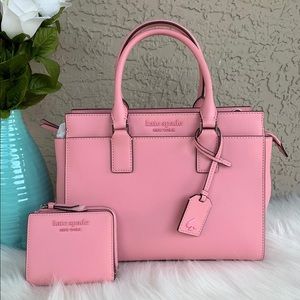 Kate spade Cameron monotone medium satchel set